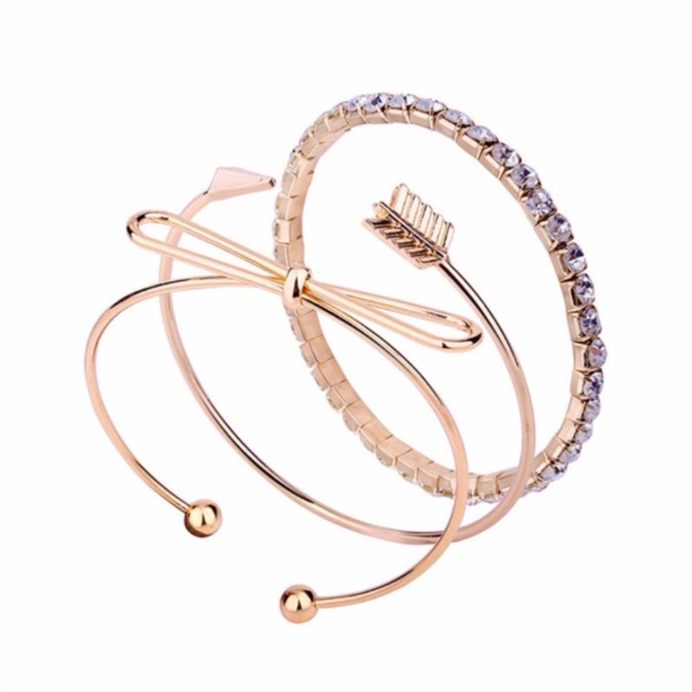 🌟🎁LAST ONE! Gold bangles! - Picture 2 of 5